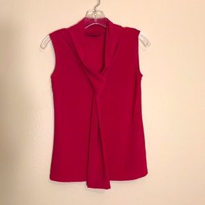 American City Wear Women Pink Sleeveless Work Top